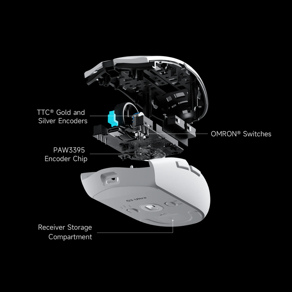 Chuột không dây Mchose G3 V2 | Ultra