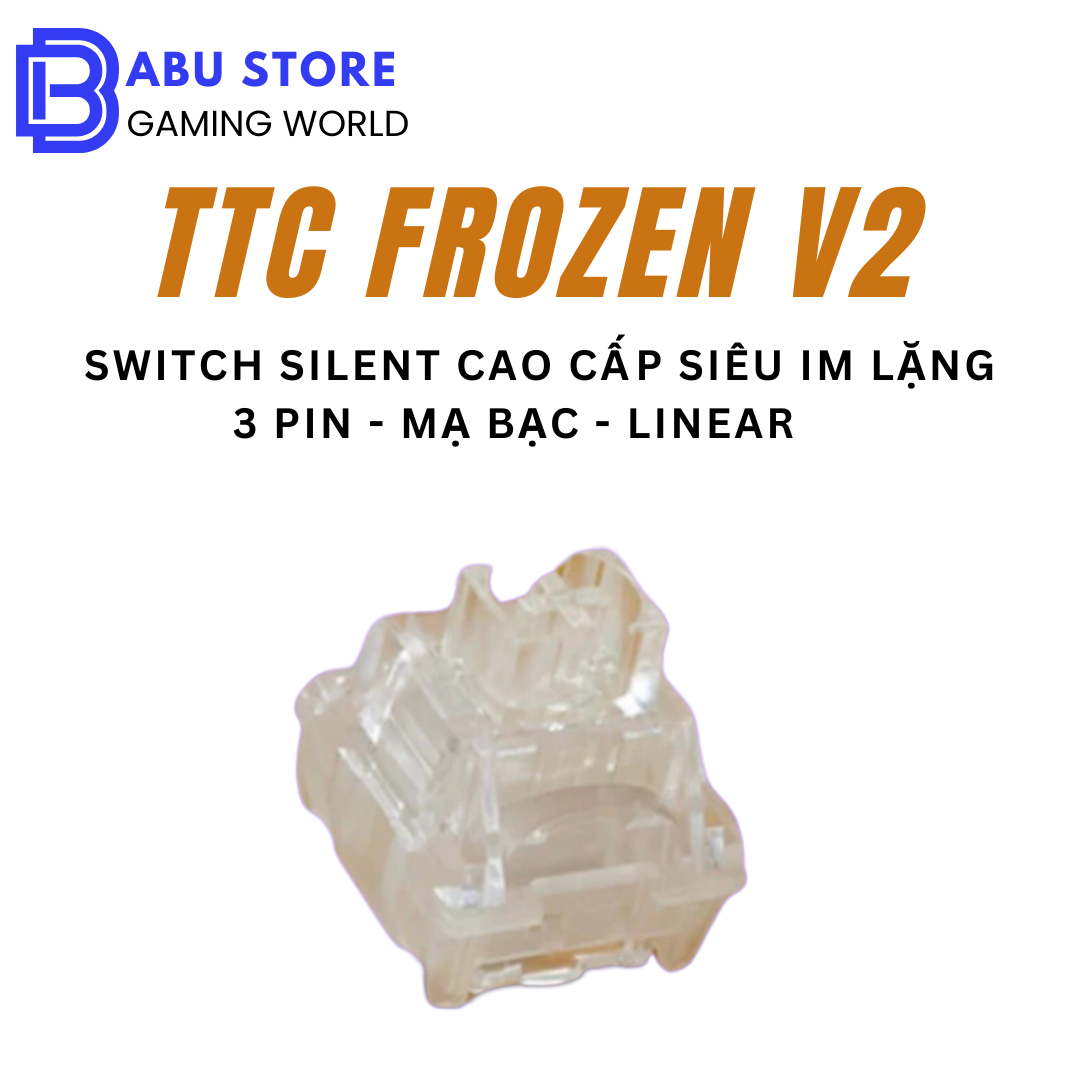 Switch TTC Frozen v2 Silent Cao Cấp mạ bạc