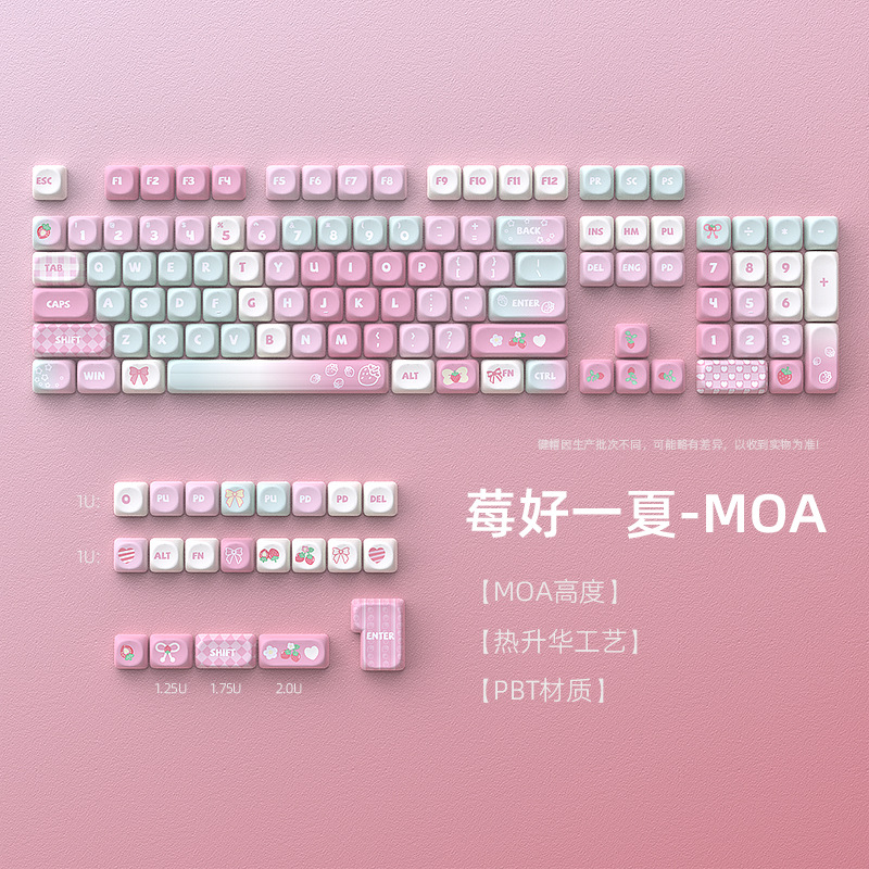 KEYCAP MOA Wonderful Summer chất lượng cao pbt Dyesub - keycap bàn phím cơ